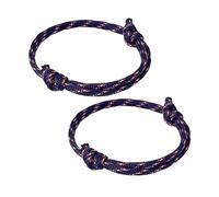 NYGGTYK Lot de 2 bracelets de surfeur tressés, bracelets de surfeur pour homme, bracelets de natation pour adultes, bracelets de surfeur pour femmes, bracelets tressés