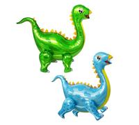 NYGGTYK Morceaux De Ballons De Dinosaures, Ballons De Film en Aluminium, Ballons pour Enfants, Décorations De Fête pour Sujets De Dinosaures, Accessoires De Fête pour Enfants