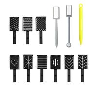 NYGGTYK Tool Aimant À Nail Art De 12 Pièces, Multicolore, Multifonctionnel, Ensemble Aimant Pour Les Yeux De Chat, Accessoires De Nail Art Bricolage Pour Ongles De Gel Magnétique