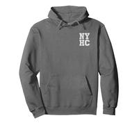 NYHC New York Hardcore Punk Sweat à Capuche, Unisexe pour Adultes, Asphalte, S