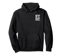 NYHC New York Hardcore Punk Sweat à Capuche, Unisexe pour Adultes, Noir, M
