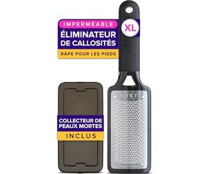 NYK1 ANTIROUILLE Rapeuse Pieds Anti-Callosités avec Receveuse | Taille XL