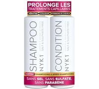 NYK1 Coffret Shampoing et Après-Shampoing Sans Sel ni Sulfate | 500ml x2