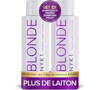 NYK1 Duo Shampoing & Après-Shampoing Violet NO MORE BRASS | 500ml x2