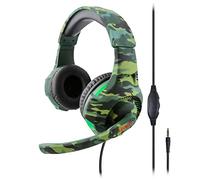 Nyko Casque universel de camouflage de luxe - Casque filaire universel - Compatible avec Xbox One, Xbox Series X, PS4, PS5, Switch, PC et Mac - Non spécifique à la machine