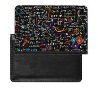 NYKVTG Protecteur De Carte De Vaccination Mathématiques Colorées Portefeuille Pochette Etui De Protection