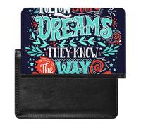 NYKVTG Protecteur De Carte De Vaccination suis Tes Rêves Portefeuille Pochette Etui De Protection