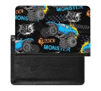 NYKVTG Protecteur De Carte De Vaccination Voiture Bleue du Désert Portefeuille Pochette Etui De Protection