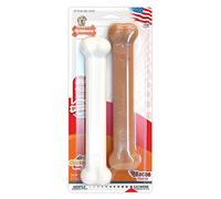 Nylabone 982903 Dura Power Chew, en forme d'os, double emballage avec saveur de bacon et de poulet