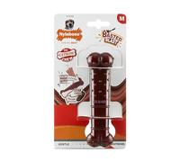 Nylabone, Basted Blast, Effet à mâcher extrêmement Fort, Jouet pour Chiens en Nylon, Forme d'os, Os à mâcher Durable, Goût : Bacon et Steak, Medium, pour Chiens jusqu'à 16 kg