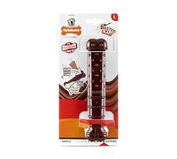 Nylabone, Basted Blast, Effet à mâcher extrêmement Fort, Jouet pour Chiens en Nylon, Forme d'os, Os à mâcher Durable, Goût : Bacon et Steak, Grand, pour Chiens jusqu'à 23 kg