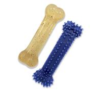 Nylabone Dentaire à mâcher et Mâcher en Lot de 2 Chien à mâcher Jouets, Lot de 2