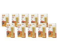 Nylabone Dura Chew Original Lot de 10 jouets à mâcher en os aromatisé pour chien Loup/taille M