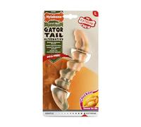 Nylabone, Effet à mâcher extrêmement Fort, Queue d'alligator, Jouet pour Chien en Nylon résistant, saveur Poulet, Grand - pour Chiens jusqu'à 23 kg