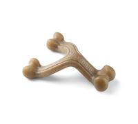 Nylabone Force maximale, Jouet pour Chien Robuste, extrême, Gourmet, avec goût de Lard supplémentaire dans Tout l'os, Grand, pour Chiens 0-23kg