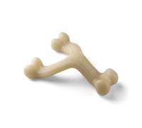 Nylabone Force maximale, Robuste, extrême, Gourmet, Jouet à mâcher pour Chiens, avec goût de Poulet supplémentaire dans l'os Entier, Grand, pour Chiens 0-23kg