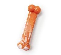 Nylabone Jouet à mâcher original Bone Power pour chiens, durable et résistant pour mâcheurs agressifs, saveur de poulet rôti, taille M, jusqu'à 15,9 kg (1 pièce)