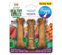 Nylabone Npe101Vp3P Healthy Edibles Puppy Starter Kit, 3 Pack