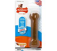 Nylabone Os pour chiots qui font leurs dents Arôme poulet Small (jusqu'à 11 kg)