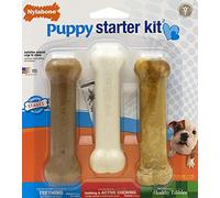 Nylabone – Kit de jouets à mâcher pour chiot – Poulet – Nylon thermoplastique – 3 pièces