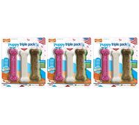 Nylabone Stages Lot de 3 paquets à mâcher pour petits chiens 11,3 kg