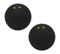 NYLIX 2 Balles De Squash À Points Jaunes Doubles | Balles De Compétition En Caoutchouc, 38-40mm De Diamètre, 23g Chacune, Pour L'entraînement Et Le Match