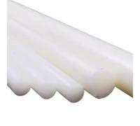 Nylon 6 Round Bars Rod White Black 3 4 5 8 10 12 15 20 25 30 35 40 45 50 55 60 65 70 75 80 90 100 150 200 250 300mm(White Length 250mm,60mm 1pc)