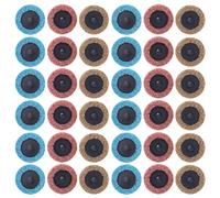 Nylon Abrasive Sanding Discs | 36 Pcs Polishing Kit for Metal/Stainless Steel/Welding | Sand Disc Set with Accessory Rod & Grinding Disc