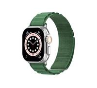 Accezz Bracelet en nylon Alpine pour Apple Watch | 44/45/46/49 mm - Olive Green
