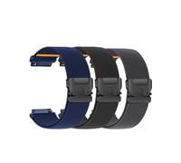 Nylon Bracelet pour Huawei Watch GT6 Pro 46mm, 22mm Version améliorée Réglable Nylon élastique Sport pour Huawei GT6/GT5/GT4/GT3/GT2/GT2 Pro/GT 2e/GT 46mm/Xiaomi Redmi Watch 5 Active