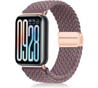 Nylon Bracelet Pour Xiaomi Smart Band 9 Pro/8 Pro/Xiaomi Watch 5/Watch 4, Hommes Femmes Nylon Tressé Magnétique Bracelets De Remplacement Pour Xiaomi Mi Band 8 Pro/Band 9 Pro[Wpj4191545]