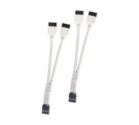 Nylon Braided USB2.0 9Pin Extension Cable Double Port Splitter Shielded for PC Motherboards Line USB Splitter Cable