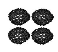 Nylon Cheveux Coiffure Outils Cheveux Chignon Couverture Noué InvisibleDance Porter Patinage Ballet Accessoires De Mariée Noir 4 pcsDesign durable
