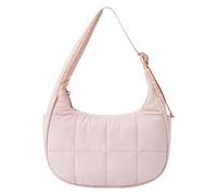 Nylon Crescent Bag, Boho Underarm Carryall, Lightweight Quilted Design, Large Capacity Interior, Comfortable Shoulder Strap, Ideal for Daily Commutes and Active Lifestyles Like Gym or Outdoor Travel