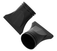 Nylon Embout Seche Cheveux 2 Pièces Diffuseur Noir | Air Puissant, Haute Résistance Thermique, Léger, Diamètre Sortie 4 à 4,6cm