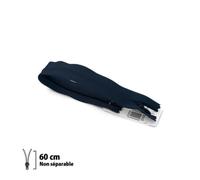 Prym - Fermeture Eclair Z41, Nylon invisible, bleu marine, 60cm