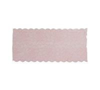 Nylon Lace Ribbon 23cm Wide | High Elasticity & Soft Skin - Friendly Material | Shoe Laces/Hair Bows/Clothing Trim | 10 Yards Sewing Craft Ribbon for DIY Accessories (Roseate)