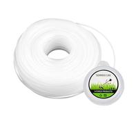 Nylon Mähfaden für Rasentrimmer & Freischneider - 500g Trimmfaden XXL-Spule - Hochverschleißfester Einfädel-Schneidfaden für Motorsensen - Universeller Rasenmäher-Faden Rund & Vierkant