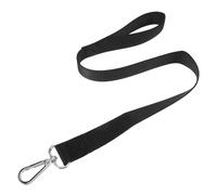 Nylon Sangle Suspendre pour Seau de Cheval Noir Réglable | Crochet en Fer Clip Pivotant, Fixation Rapide, Longueur Ajustable, pour Écurie, Pâturage et Filets à Foin