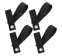 Nylon Sangles de Sécurité Anti-basculement Noir 8 Pièces | Installation sans Outil, Design Discret et Compact, Adaptées aux Salons et Zones Sismiques, Protection Garçon Fille