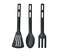 Nylon Spatula Collection - Sturdy Cooking Utensil Kit, Nonstick Safe Turner Tools, Ergonomic Handle Design | Practical Culinary Accessories For Home Kitchen Outdoor Barbecue Camping Everyday Cooking