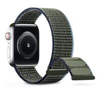 Nylon Sport Band compatible avec bande 38 mm 40mm 41 mm 42 mm 44 mm 45 mm femmes hommes bracelet tressé compatible pour la série Iwatch 9/8/7/6/5/4/3/2 SE