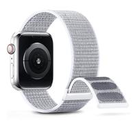 Nylon Sport Band compatible avec bande 38 mm 40mm 41 mm 42 mm 44 mm 45 mm femmes hommes bracelet tressé compatible pour la série Iwatch 9/8/7/6/5/4/3/2 SE