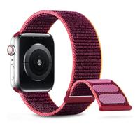 Nylon Sport Band compatible avec bande 38 mm 40mm 41 mm 42 mm 44 mm 45 mm femmes hommes bracelet tressé compatible pour la série Iwatch 9/8/7/6/5/4/3/2 SE