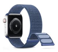 Nylon Sport Band compatible avec bande 38 mm 40mm 41 mm 42 mm 44 mm 45 mm femmes hommes bracelet tressé compatible pour la série Iwatch 9/8/7/6/5/4/3/2 SE