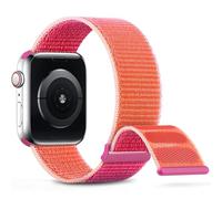 Nylon Sport Band compatible avec bande 38 mm 40mm 41 mm 42 mm 44 mm 45 mm femmes hommes bracelet tressé compatible pour la série Iwatch 9/8/7/6/5/4/3/2 SE