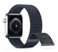Nylon Sport Band compatible avec bande 38 mm 40mm 41 mm 42 mm 44 mm 45 mm femmes hommes bracelet tressé compatible pour la série Iwatch 9/8/7/6/5/4/3/2 SE