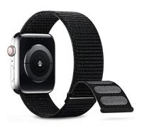 Nylon Sport Band compatible avec bande 38 mm 40mm 41 mm 42 mm 44 mm 45 mm femmes hommes bracelet tressé compatible pour la série Iwatch 9/8/7/6/5/4/3/2 SE