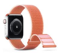 Nylon Sport Band compatible avec bande 38 mm 40mm 41 mm 42 mm 44 mm 45 mm femmes hommes bracelet tressé compatible pour la série Iwatch 9/8/7/6/5/4/3/2 SE