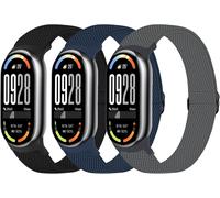 Nylon Strap Compatible With Xiaomi Mi Band 10/9/8 For Women Men, Adjustable Only Buckle Fabric Elastic Soft Wrist Sports For Mi Band 10/9/8
